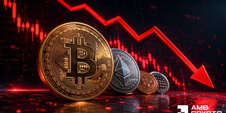 Why is crypto down today? B market cap loss exposes cracks in recovery