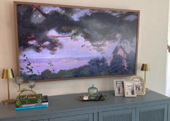 My canvas art TV gets endless compliments, and it’s cheaper than Samsung’s Frame TV