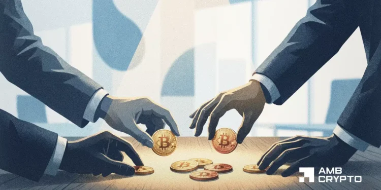 Bitcoin whales add 46,420 BTC as LTH supply falls – Can K hold?